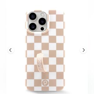 Loopy Case iPhone 15 Pro Max - in Sand Dollar Checkered